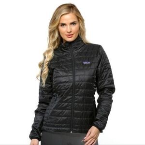 Patagonia Black Nano Puff Jacket XS Women Puffer Lightweight